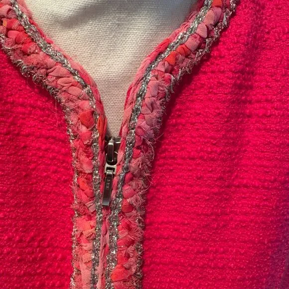 Cabi Pink Tweed Ballroom Jacket NWOT Sz M - Picture 6 of 8